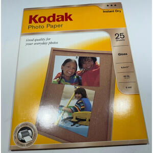 Kodak Photo Paper Gloss Photo Paper 8.5" x 11" - 17 Sheets